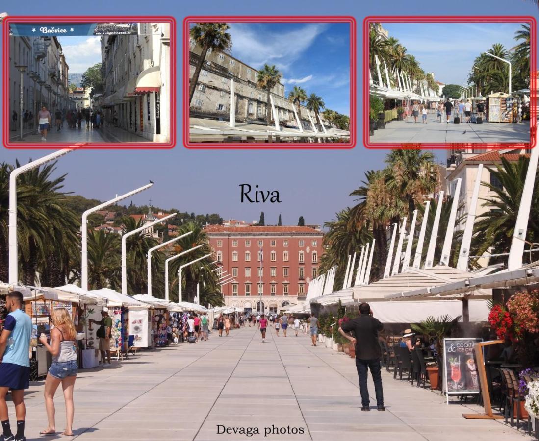 Famous Promenade Riva Apartment Split Buitenkant foto